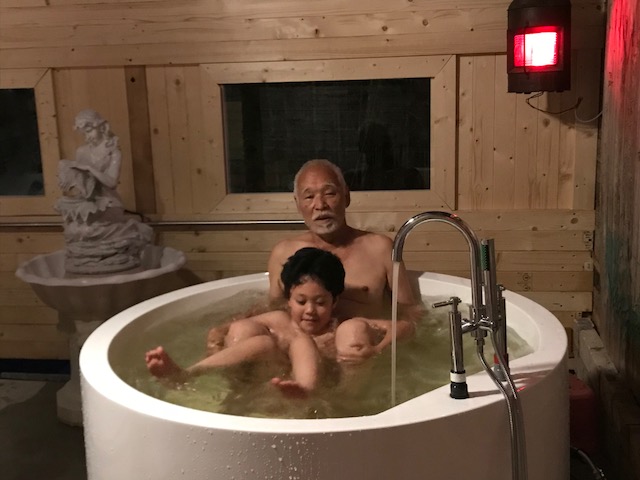 ゴエモン風呂の大改造、ほぼ完了!!!